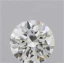 Natural Diamond 0.52 Carats, Round with Excellent Cut, K Color, VS1 Clarity and Certified by GIA