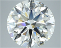 Natural Diamond 4.61 Carats, Round with Excellent Cut, I Color, SI1 Clarity and Certified by GIA