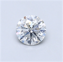 Natural Diamond 0.60 Carats, Round with Very Good Cut, F Color, SI2 Clarity and Certified by GIA