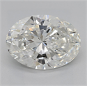 Natural Diamond 2.01 Carats, Oval with  Cut, H Color, VS2 Clarity and Certified by GIA