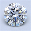 2.01 quilates, Redondo Diamante , Color F, claridad VS2 y certificado por GIA