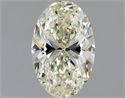 Natural Diamond 1.01 Carats, Oval with  Cut, M Color, SI1 Clarity and Certified by GIA