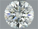 Natural Diamond 0.50 Carats, Round with Excellent Cut, M Color, VS2 Clarity and Certified by GIA