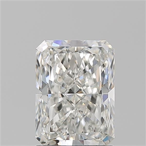 Foto Diamante Natural 1.50 quilates, Radiante , Color G, claridad VS1 y certificado GIA de