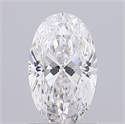 Natural Diamond 1.01 Carats, Oval with  Cut, G Color, I1 Clarity and Certified by GIA