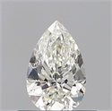 Natural Diamond 0.42 Carats, Pear with  Cut, I Color, IF Clarity and Certified by GIA