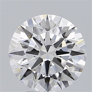 Picture of Lab Grown Diamond 3.08 Carats, Round with Ideal Cut, D Color, VVS1 Clarity and Certified by IGI