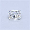 0.31 Carats, Cushion Diamond with  Cut, G Color, VS2 Clarity and Certified by GIA