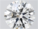Lab Grown Diamond 4.04 Carats, Round with Ideal Cut, F Color, VVS2 Clarity and Certified by IGI