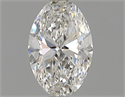 Natural Diamond 0.50 Carats, Oval with  Cut, G Color, SI2 Clarity and Certified by GIA
