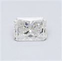 0.50 Carats, Radiant Diamond with  Cut, G Color, SI1 Clarity and Certified by GIA