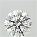 Lab Grown Diamond 3.10 Carats, Round with Ideal Cut, F Color, VVS2 Clarity and Certified by IGI