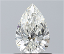Diamante Natural 0.60 quilates, De pera , Color G, claridad IF y certificado IGI