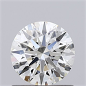 Natural Diamond 0.72 Carats, Round with Excellent Cut, K Color, VVS1 Clarity and Certified by GIA