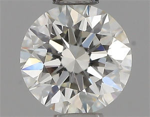 Picture of Natural Diamond 0.55 Carats, Round with Excellent Cut, J Color, IF Clarity and Certified by GIA