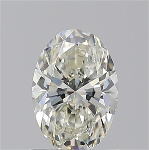 Picture of Natural Diamond 1.01 Carats, Oval with  Cut, K Color, VVS1 Clarity and Certified by GIA