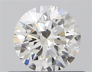Picture of Natural Diamond 0.50 Carats, Round with Very Good Cut, H Color, VVS2 Clarity and Certified by GIA