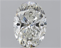 Natural Diamond 4.00 Carats, Oval with  Cut, I Color, VS2 Clarity and Certified by GIA