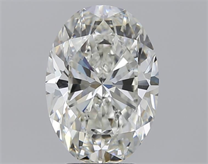 Picture of Natural Diamond 4.00 Carats, Oval with  Cut, I Color, VS2 Clarity and Certified by GIA