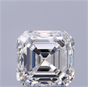 Natural Diamond 1.01 Carats, Asscher with  Cut, G Color, VVS1 Clarity and Certified by GIA