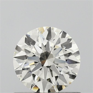 Picture of Natural Diamond 0.70 Carats, Round with Excellent Cut, J Color, SI1 Clarity and Certified by GIA