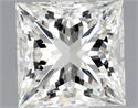 Natural Diamond 0.92 Carats, Princess with  Cut, I Color, VVS1 Clarity and Certified by GIA