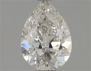 Picture of Natural Diamond 1.01 Carats, Pear with  Cut, H Color, I1 Clarity and Certified by GIA