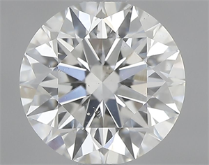 Picture of Natural Diamond 0.83 Carats, Round with Excellent Cut, H Color, SI1 Clarity and Certified by GIA