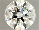 Natural Diamond 0.80 Carats, Round with Excellent Cut, K Color, VVS2 Clarity and Certified by GIA
