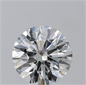 Natural Diamond 2.51 Carats, Round with Excellent Cut, F Color, SI2 Clarity and Certified by GIA