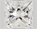 Diamante Natural 0.52 quilates, Princesa , Color F, claridad VS1 y certificado GIA
