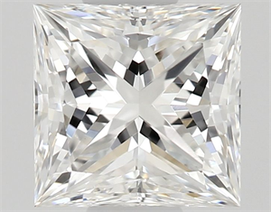 Foto Diamante Natural 0.52 quilates, Princesa , Color F, claridad VS1 y certificado GIA de