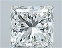 Natural Diamond 1.00 Carats, Princess with  Cut, H Color, VS2 Clarity and Certified by GIA