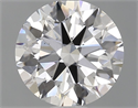 Lab Grown Diamond 1.10 Carats, Round with Excellent Cut, D Color, VS2 Clarity and Certified by GIA