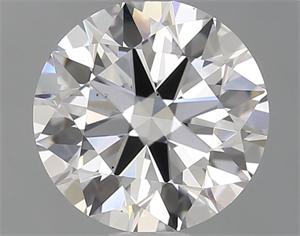 Picture of Lab Grown Diamond 1.10 Carats, Round with Excellent Cut, D Color, VS2 Clarity and Certified by GIA