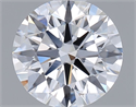 Lab Grown Diamond 1.02 Carats, Round with Ideal Cut, D Color, VVS1 Clarity and Certified by IGI