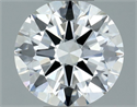 Natural Diamond 0.70 Carats, Round with Excellent Cut, J Color, VS1 Clarity and Certified by GIA