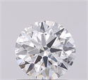 Natural Diamond 0.70 Carats, Round with Excellent Cut, E Color, SI2 Clarity and Certified by IGI