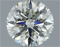 Diamante Natural 0.90 quilates, Redondo , Color J, claridad VVS2 y certificado IGI