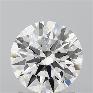Picture of Lab Grown Diamond 1.32 Carats, Round with Ideal Cut, D Color, VS1 Clarity and Certified by IGI