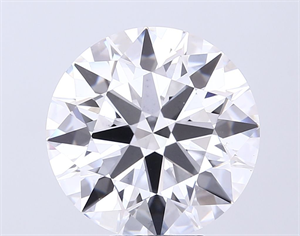 Picture of Lab Grown Diamond 8.20 Carats, Round with Ideal Cut, D Color, VS2 Clarity and Certified by IGI