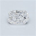 0.61 Carats, Radiant Diamond with  Cut, D Color, VS1 Clarity and Certified by GIA