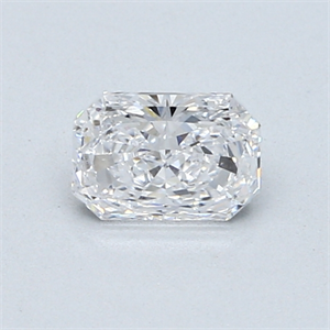 Picture of 0.61 Carats, Radiant Diamond with  Cut, D Color, VS1 Clarity and Certified by GIA