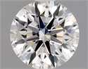 Diamante Natural 0.73 quilates, Redondo , Color G, claridad VVS2 y certificado GIA