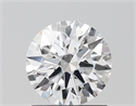 Lab Grown Diamond 1.12 Carats, Round with Ideal Cut, D Color, VS1 Clarity and Certified by IGI