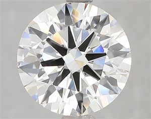Picture of Lab Grown Diamond 2.84 Carats, Round with Excellent Cut, F Color, VS1 Clarity and Certified by IGI