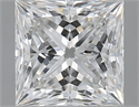 Natural Diamond 2.01 Carats, Princess with  Cut, F Color, VS2 Clarity and Certified by GIA
