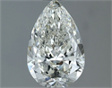 Natural Diamond 0.90 Carats, Pear with  Cut, I Color, VS2 Clarity and Certified by IGI