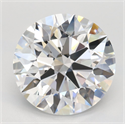 Lab Grown Diamond 3.40 Carats, Round with Ideal Cut, D Color, VVS1 Clarity and Certified by IGI