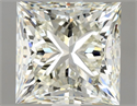 Diamante Natural 1.80 quilates, Princesa , Color K, claridad VS1 y certificado GIA